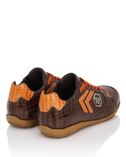 Brązowe sneakersy Pit $top Cocco - Image #3