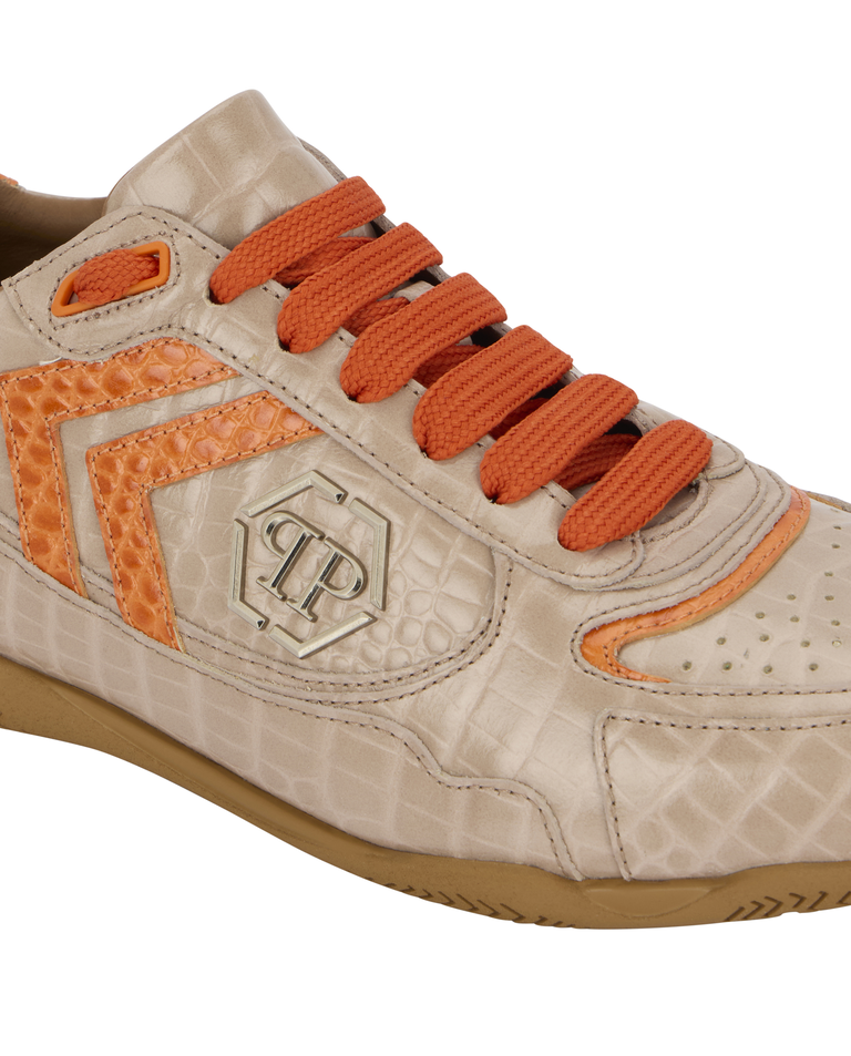 Beżowe sneakersy Pit $top Cocco - Image #4