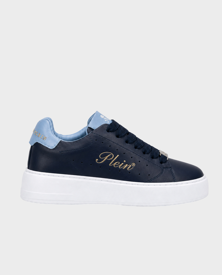 Sneakersy z błękitnymi detalami Low-Top Signature