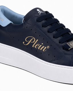 Sneakersy z błękitnymi detalami Low-Top Signature - Image #2