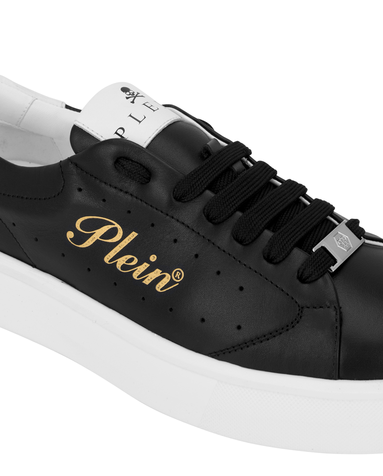 Biało-czarne sneakersy Low-Top Signature - Image #6