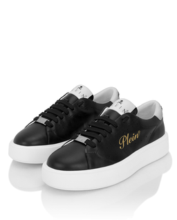 Biało-czarne sneakersy Low-Top Signature - Image #2
