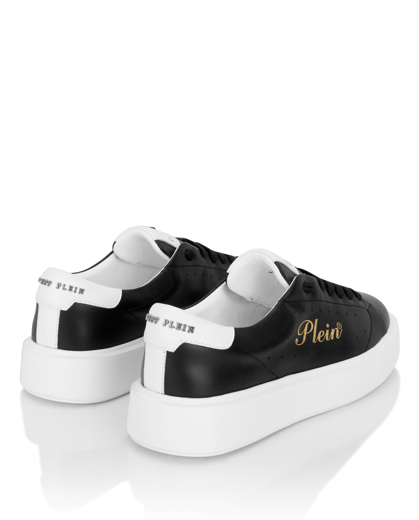 Biało-czarne sneakersy Low-Top Signature - Image #3