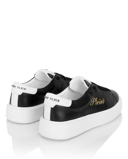 Biało-czarne sneakersy Low-Top Signature - Image #3