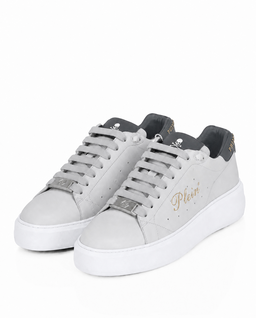 Szare sneakersy Signature - Image #3