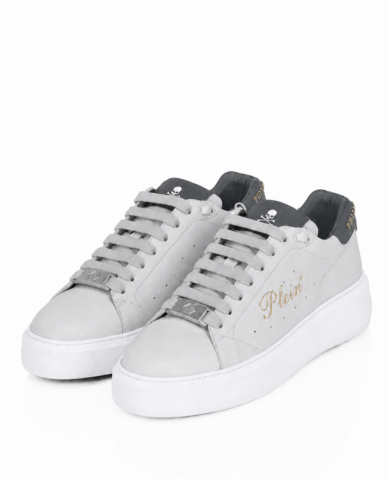 Szare sneakersy Signature - Image #3
