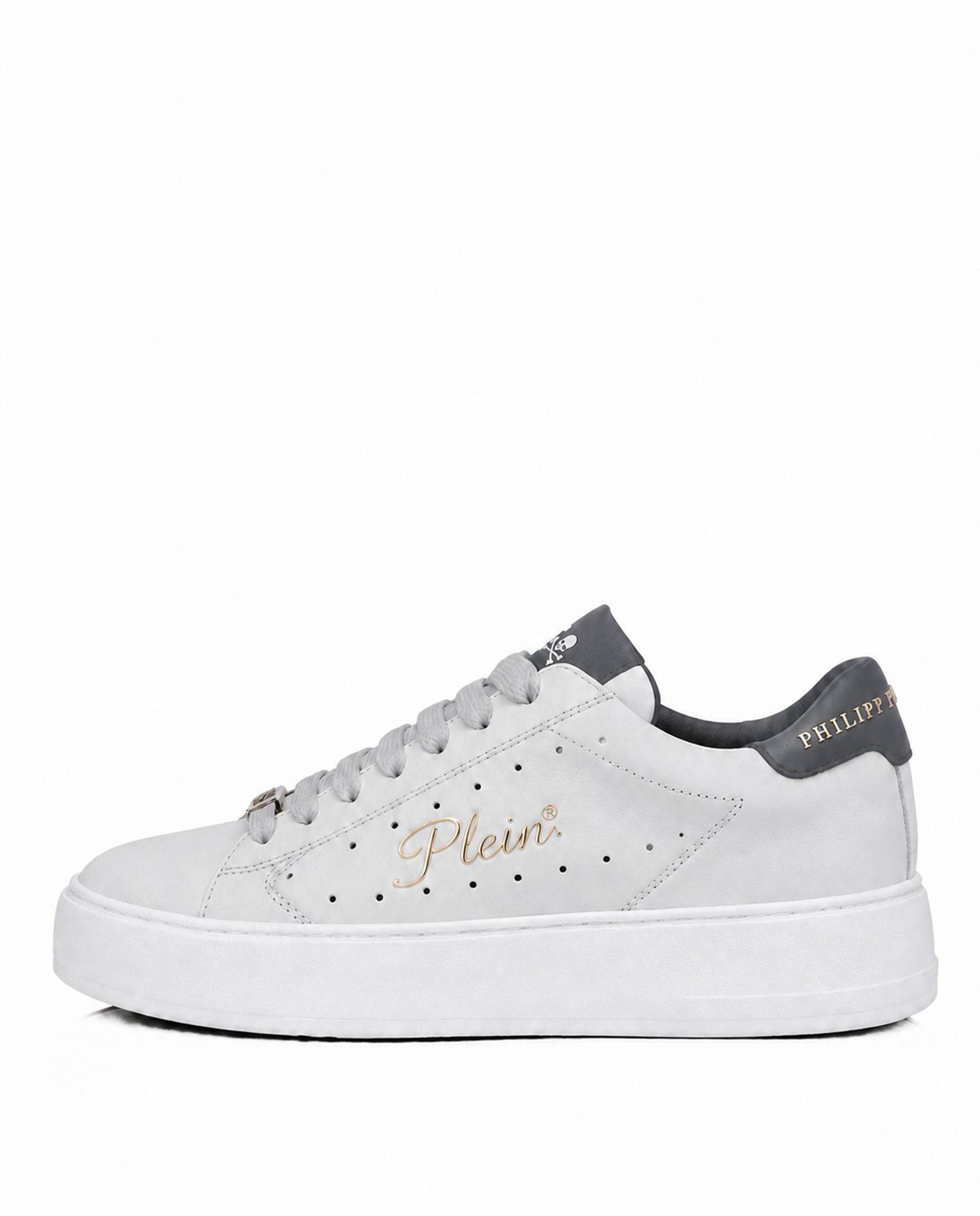Szare sneakersy Signature - Image #4