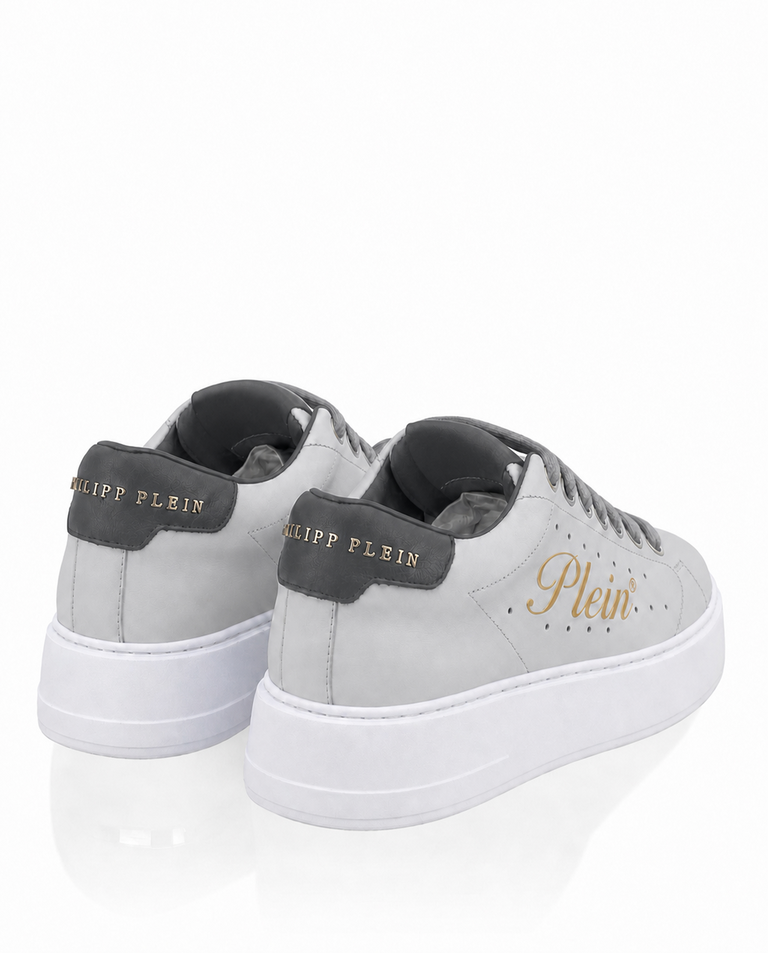Szare sneakersy Signature - Image #5