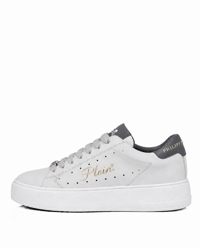 Szare sneakersy Signature - Image #6