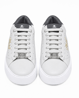 Szare sneakersy Signature - Image #7