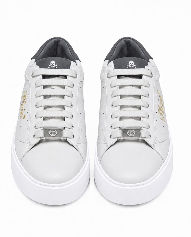 Szare sneakersy Signature - Image #7