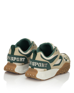 Beżowe sneakersy z zielonymi detalami Urban Sprinter - Image #5