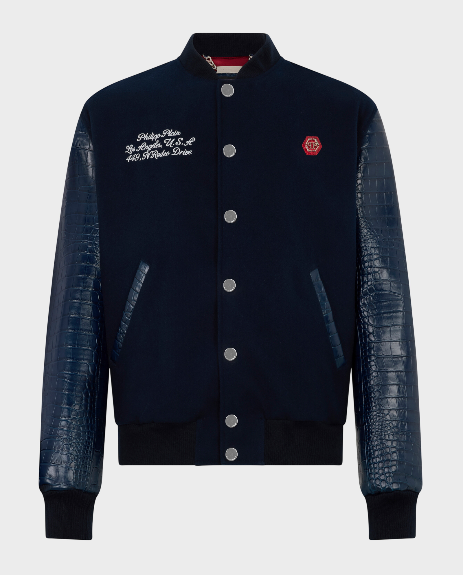 Granatowa kurtka Varsity Bomber Cocco - Image #0
