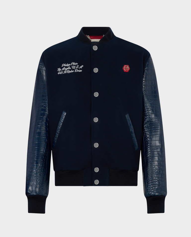 Granatowa kurtka Varsity Bomber Cocco