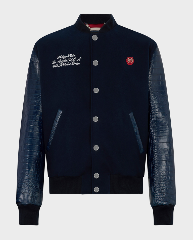 Granatowa kurtka Varsity Bomber Cocco