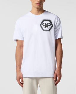 Biały t-shirt Hexagon - Image #1