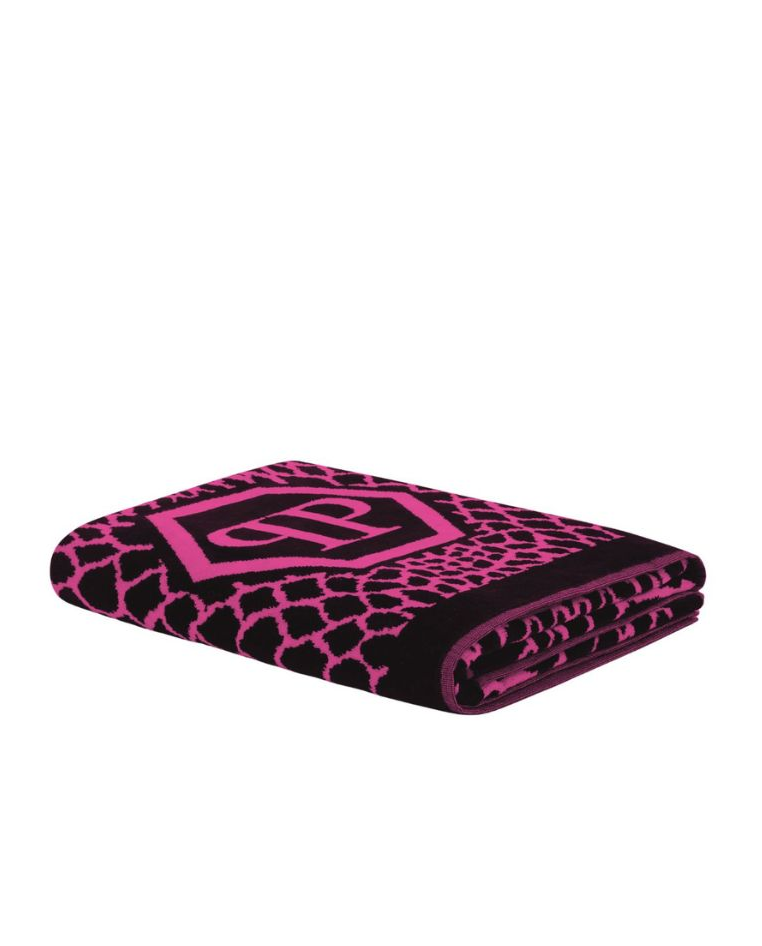 Różowy ręcznik plażowy Python