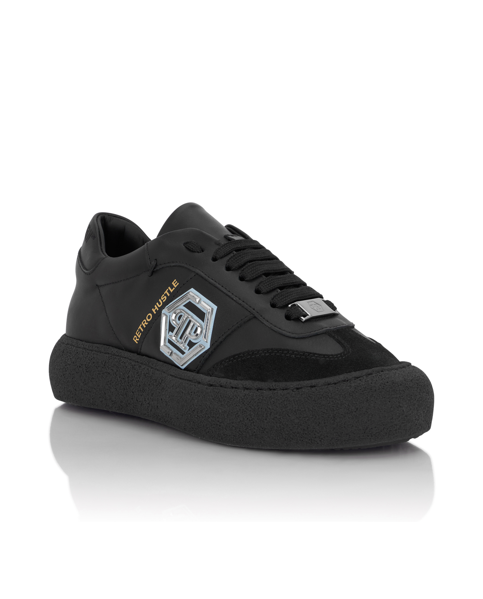 Czarne sneakersy Retro Hustle - Image #1
