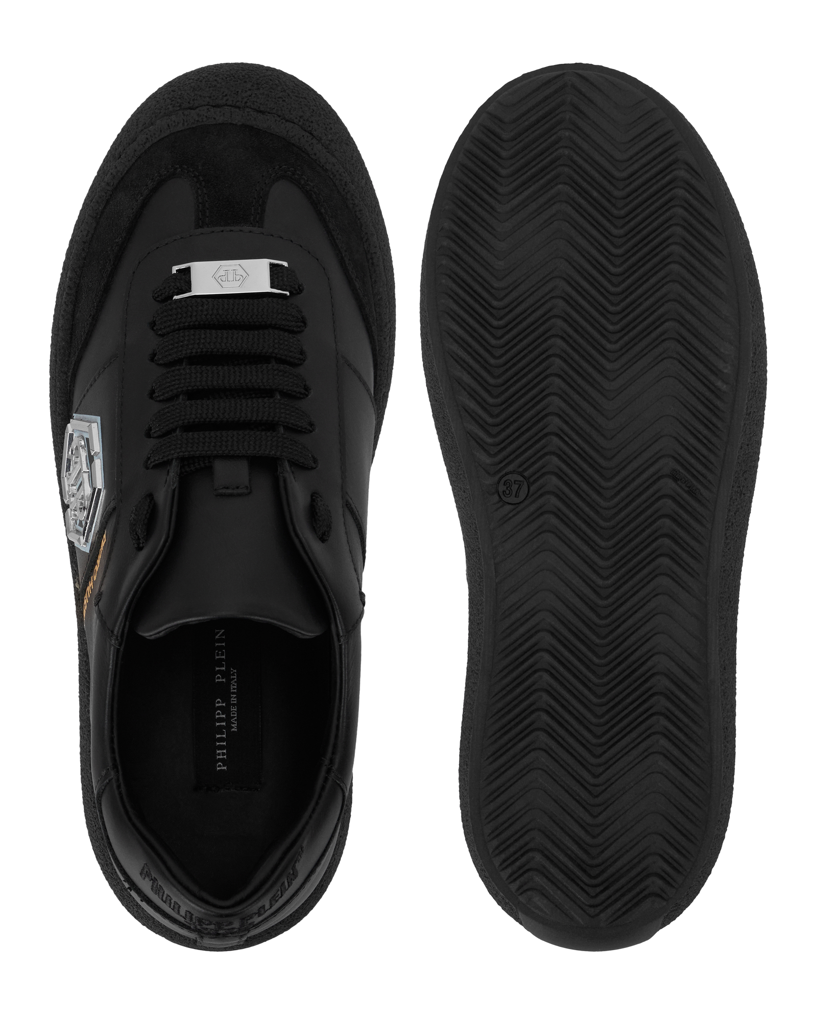 Czarne sneakersy Retro Hustle - Image #7