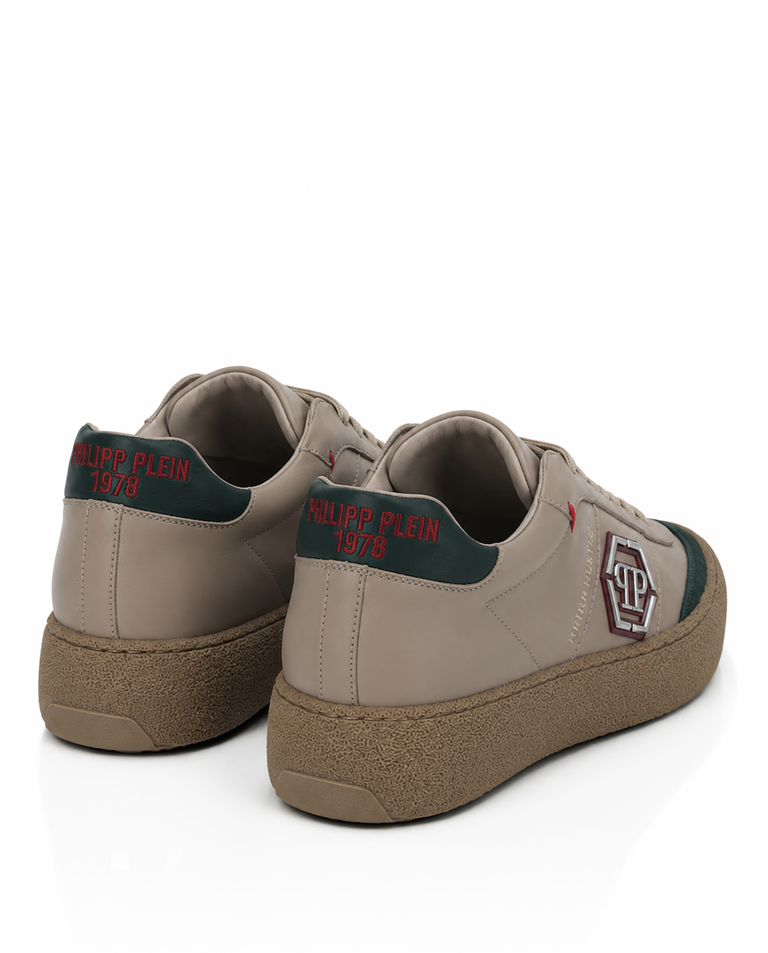 Beżowe sneakersy Retro Hustle - Image #3