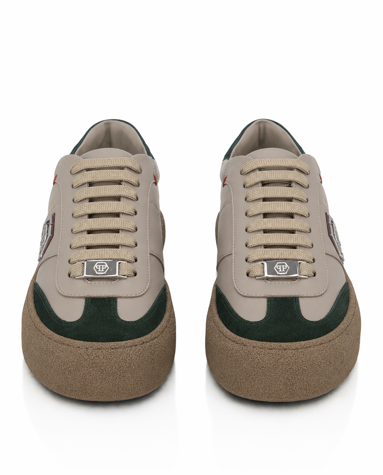 Beżowe sneakersy Retro Hustle - Image #4