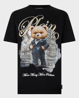 Czarny t-shirt Teddy Money - Image #0
