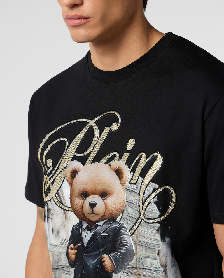 Czarny t-shirt Teddy Money - Image #4