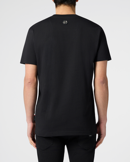 Czarny t-shirt z motywem czaszki - Image #2