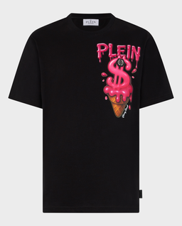 Czarny t-shirt Ice Cream Dollar - Image #0