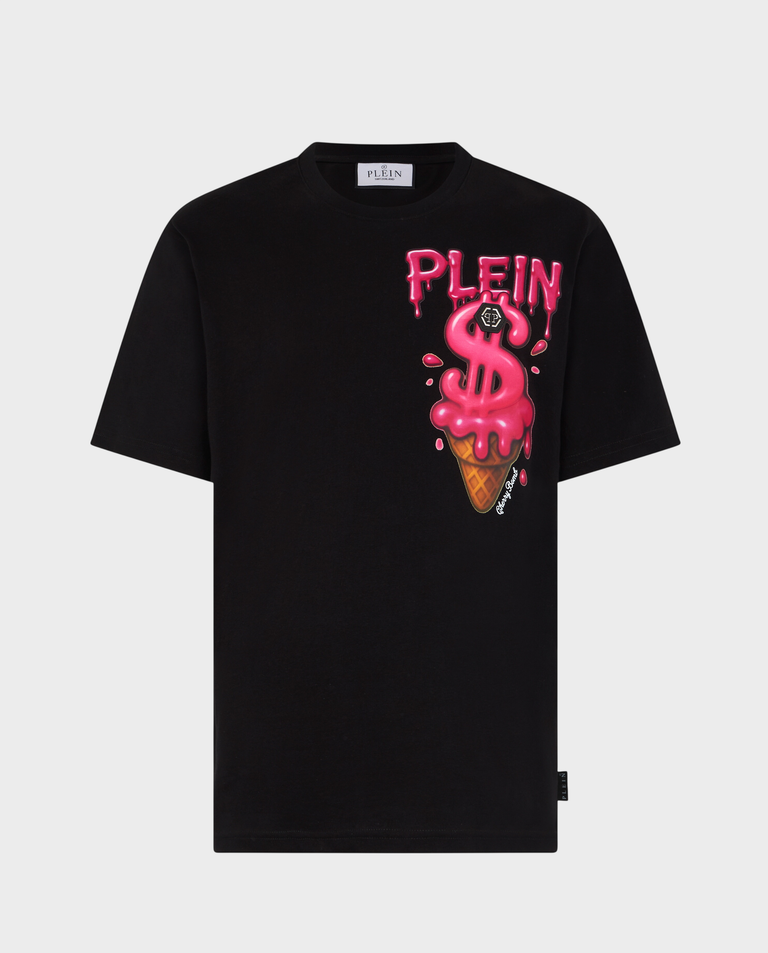 Czarny t-shirt Ice Cream Dollar