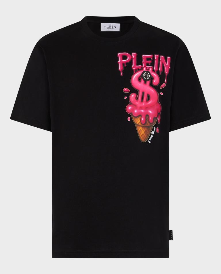 Czarny t-shirt Ice Cream Dollar