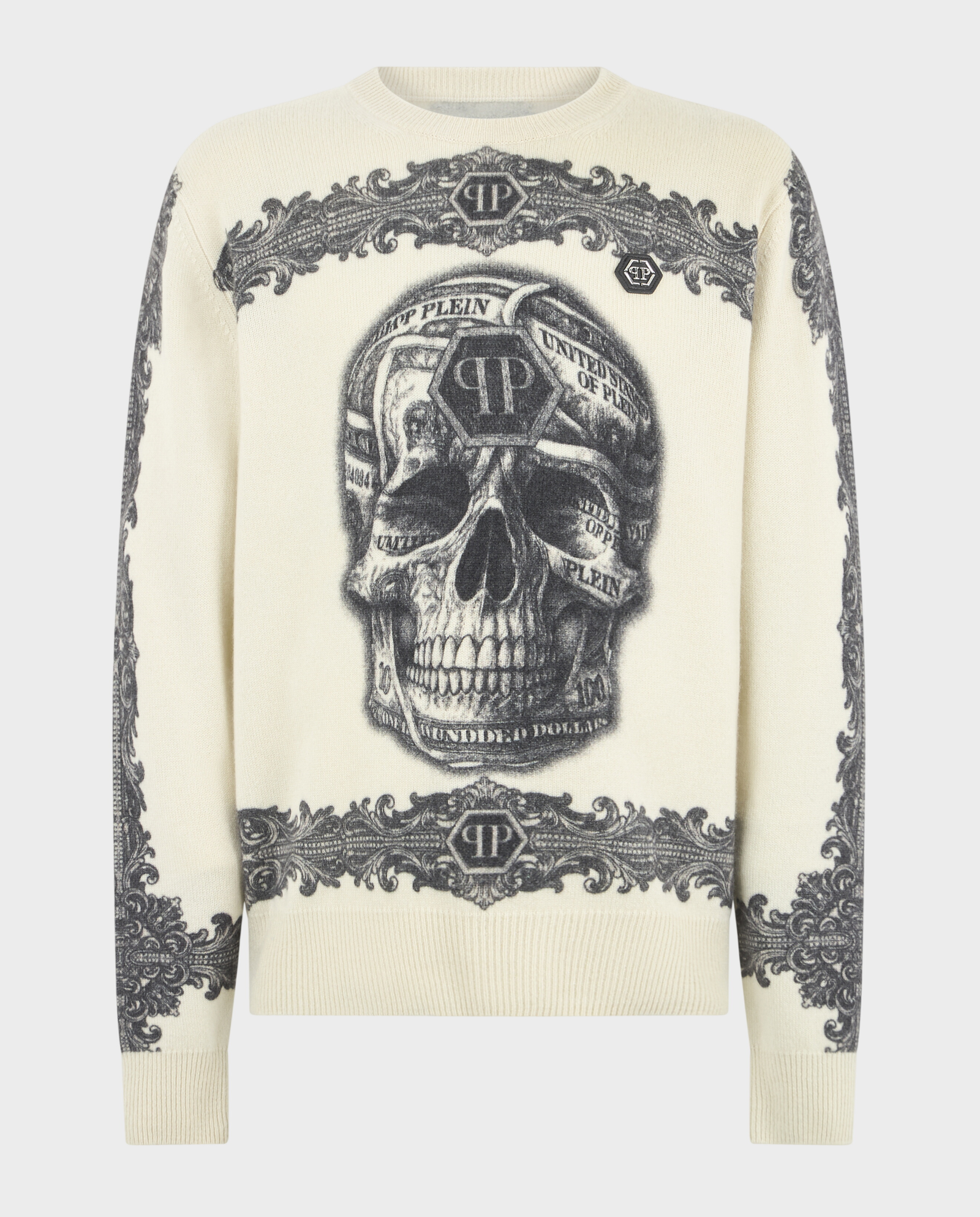 Kaszmirowy sweter Baroque Skull - Image #0