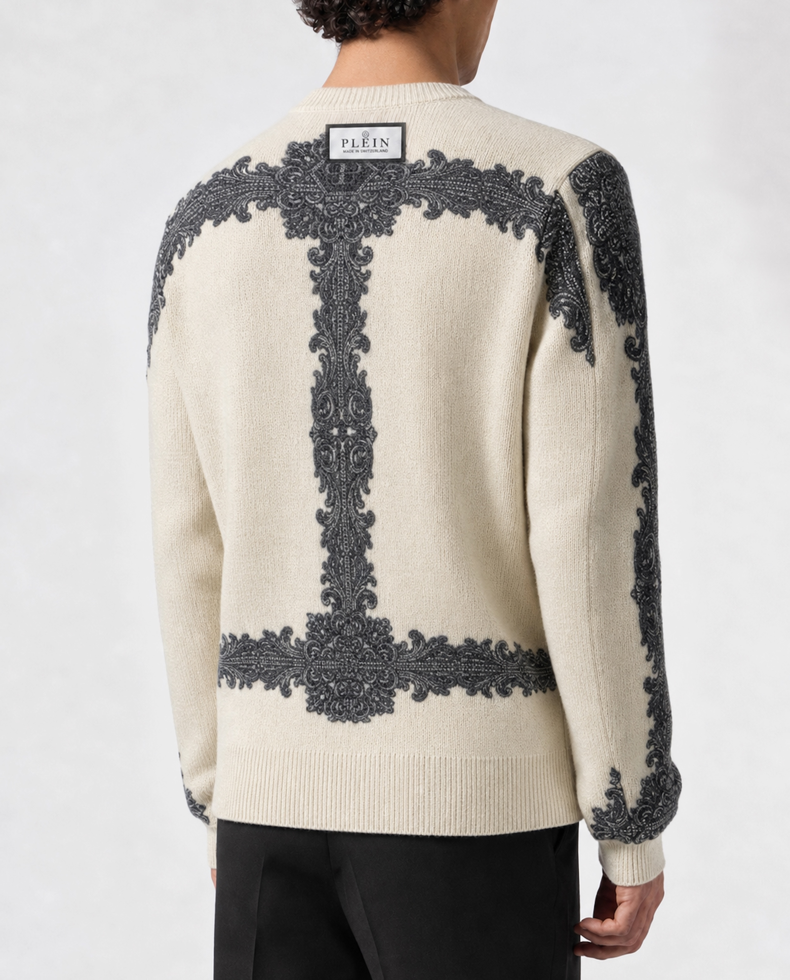 Kaszmirowy sweter Baroque Skull - Image #2
