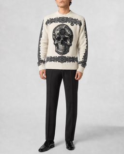 Kaszmirowy sweter Baroque Skull - Image #3