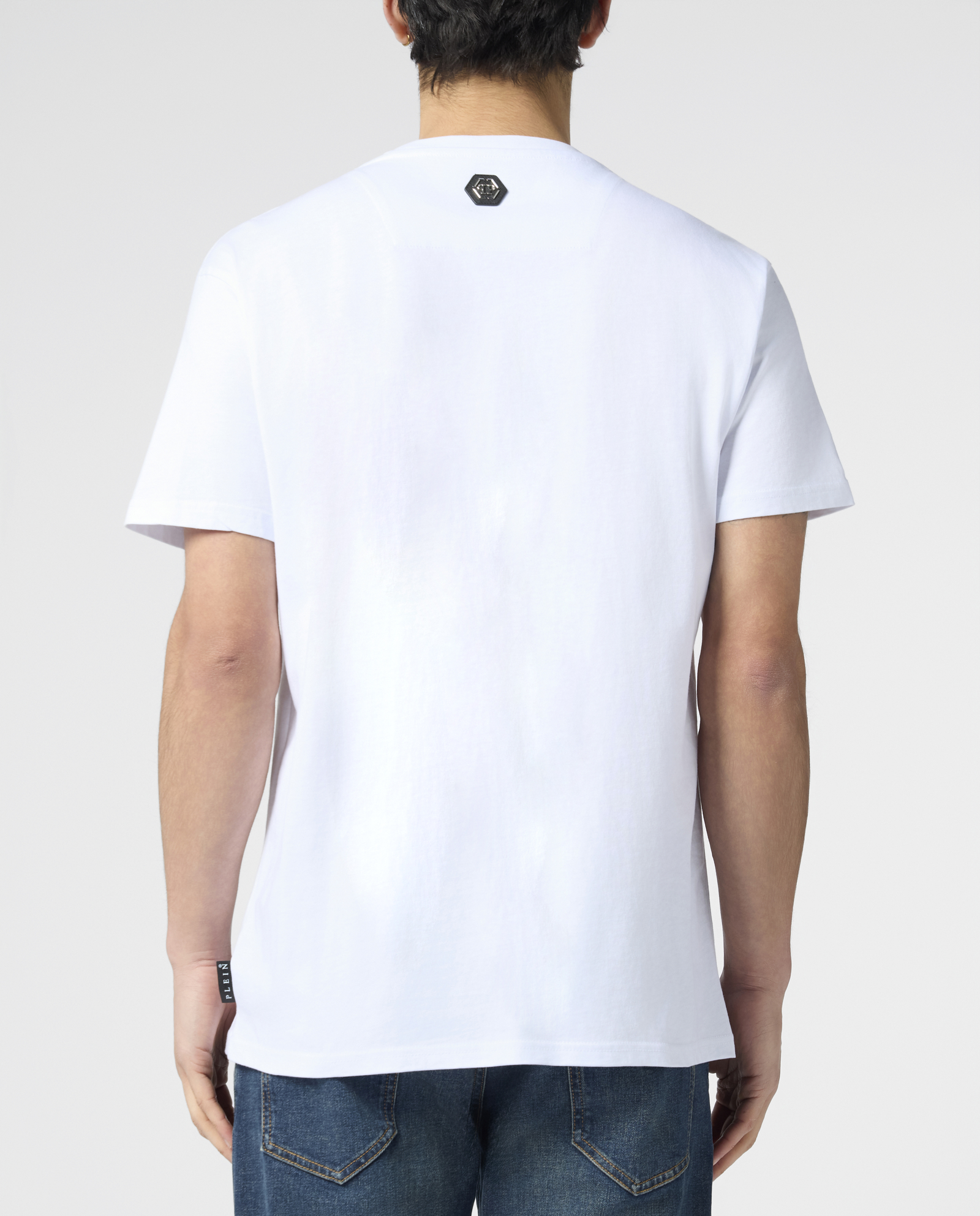 Biały t-shirt z ozdobnym motywem lodów - Image #2