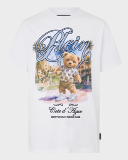 Biały t-shirt Teddy Tennis - Image #0