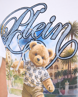 Biały t-shirt Teddy Tennis - Image #4