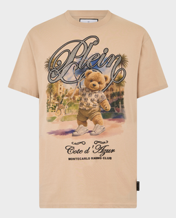 Beżowy t-shirt Teddy Tennis - Image #0