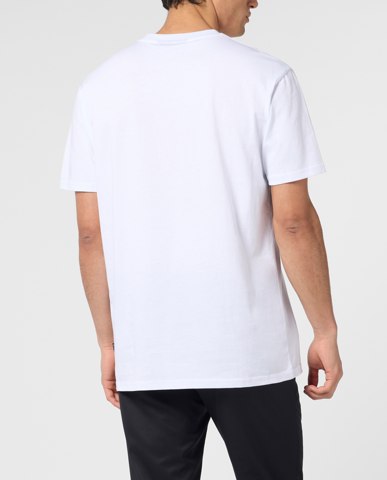 Biały t-shirt Skull Tattoo - Image #2