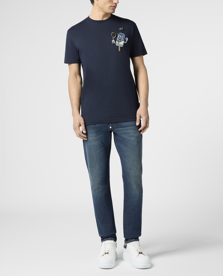 Granatowy t-shirt Gelato Monsters - Image #3