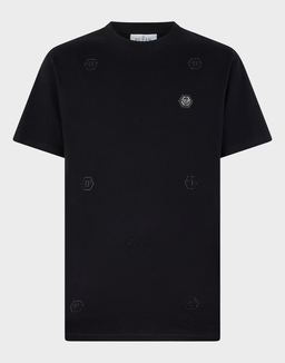 Bawełniany t-shirt z logowaniem - Image #0