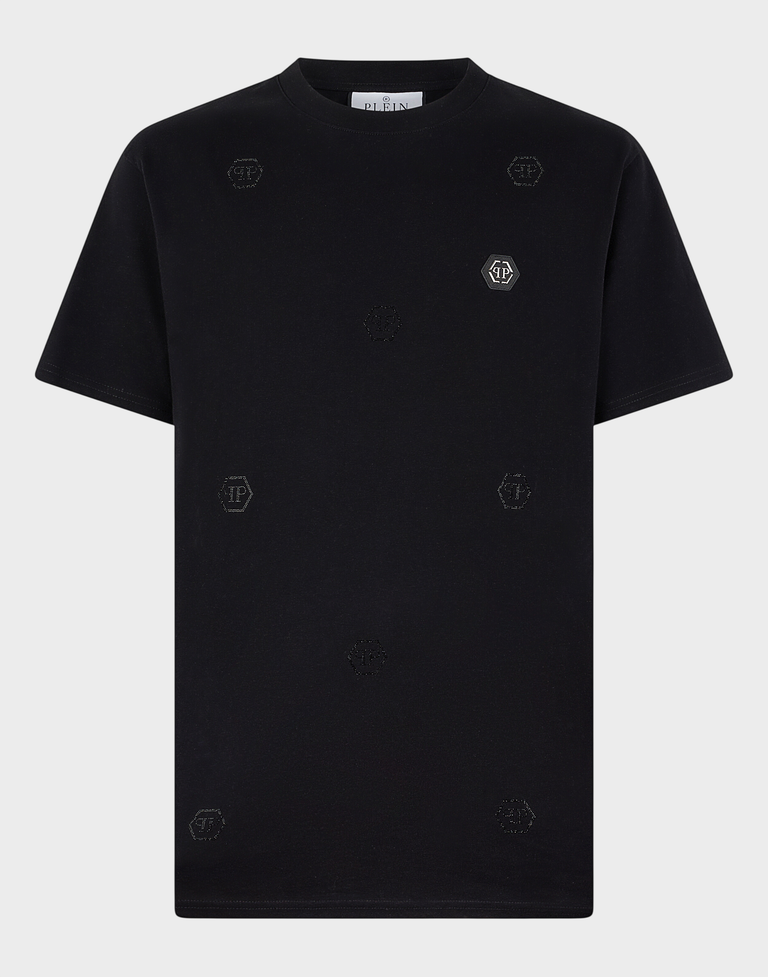 Bawełniany t-shirt z logowaniem