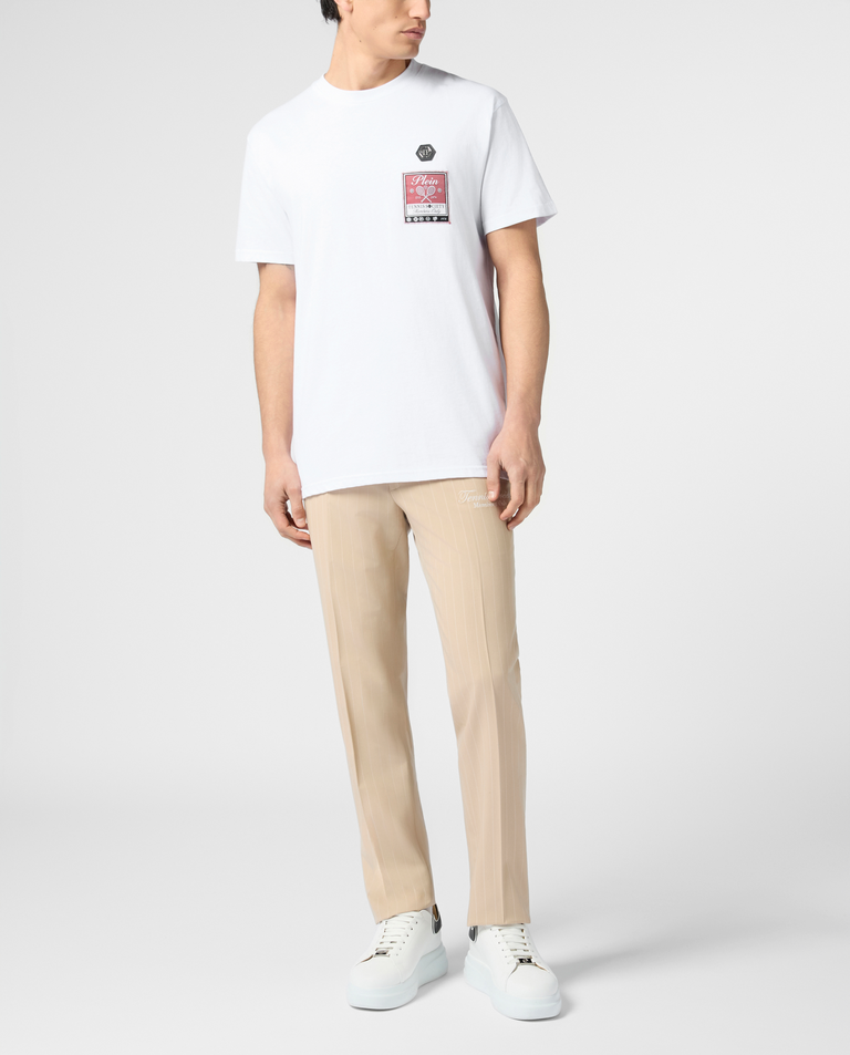 Biały t-shirt Tennis Society - Image #3