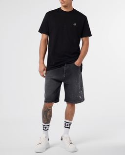 Bawełniany t-shirt z logowaniem - Image #3