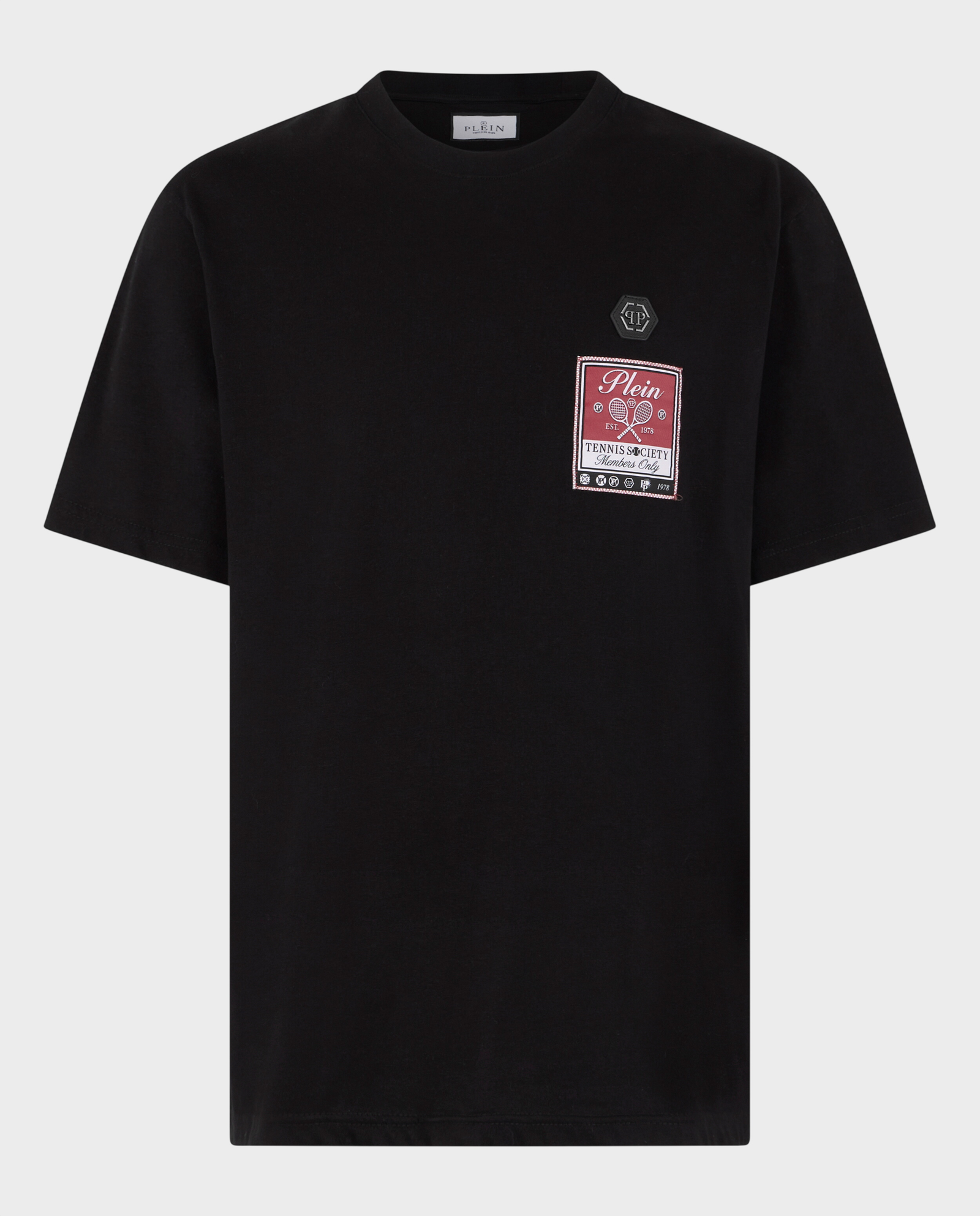Czarny t-shirt Tennis Society - Image #0