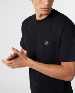 Bawełniany t-shirt z logowaniem - Image #4