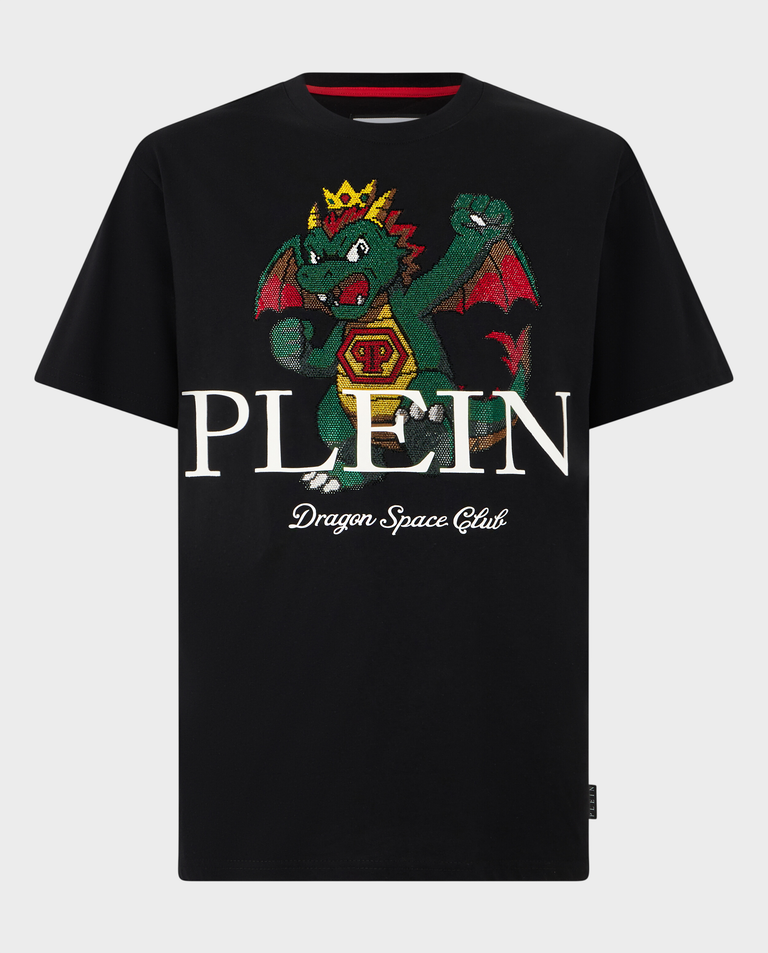 Czarny t-shirt Dragon Stones