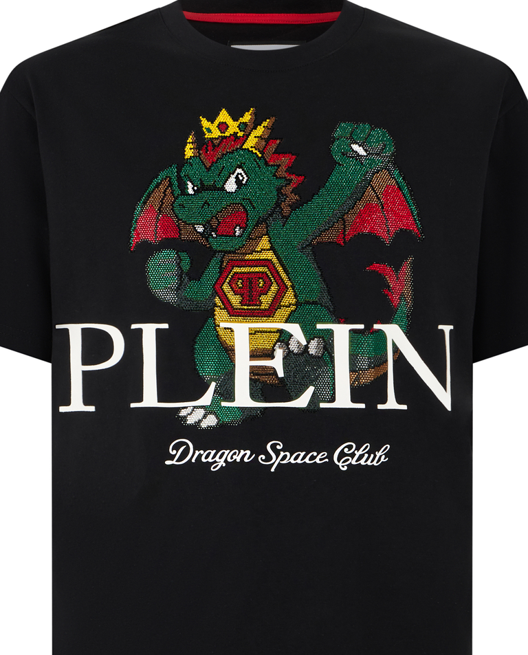 Czarny t-shirt Dragon Stones