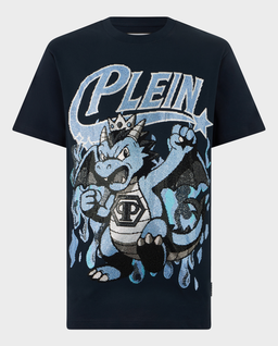 Granatowy t-shirt Big Dragon Stones - Image #0