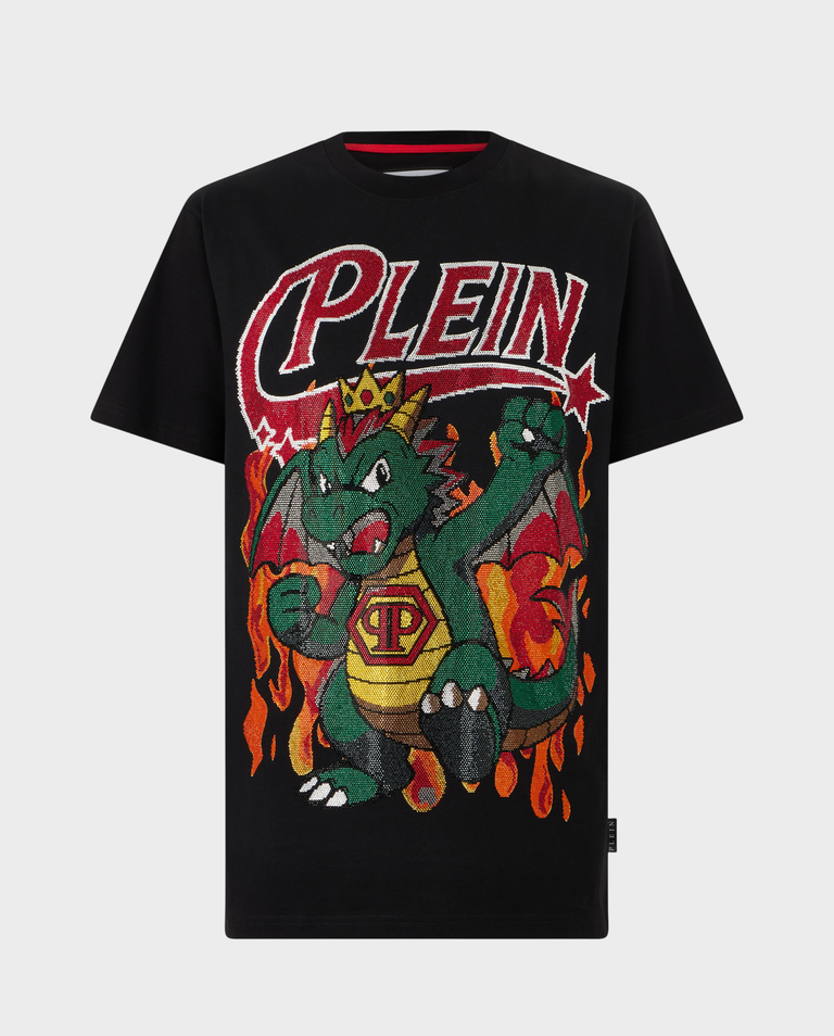 Czarny t-shirt Big Dragon Stones
